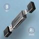 Кардридер USB Axagon, Metal Grey, Type-C / USB 3.2 (CRE-DAC) 328494 фото 2