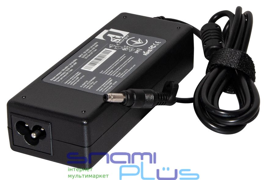 Блок питания 1stCharger для ноутбуков HP 90W 18.5V 4.9A 4.8x1.7 силовой кабель (AC1STHP90WA1) 220492 фото