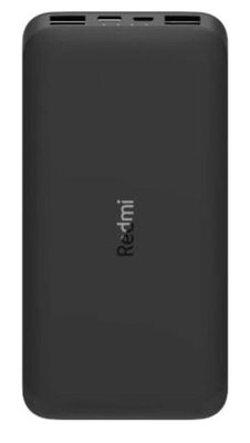 Універсальна мобільна батарея 10000 mAh, Xiaomi Redmi Power Bank Black 218684 фото