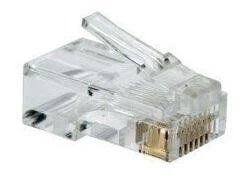 Коннектор RJ45, UTP, 1 шт, Clear, Cat. 5e, Kingda (KDPG8016) 213291 фото