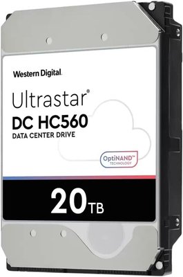 Жорсткий диск 3.5' 20Tb Western Digital Ultrastar DC HC560, SAS, 512Mb, 7200 rpm (WUH722020BL5204 / 0F38652) 282325 фото