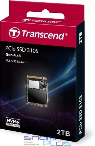 Твердотельный накопитель SSD 2Tb, Transcend 310S, PCI-E 4.0 x4, M.2 (TS2TMTE310S) 305240 фото