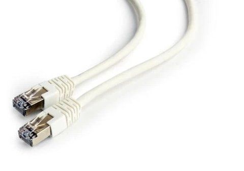 Патч-корд 0.5 м, FTP, White, Cablexpert, Cat.6, CCA, PVC (PP6-0.5M/W) 209036 фото