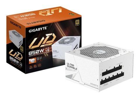 Блок живлення 850 Вт, Gigabyte UD850GM PG5 V2, White (GP-UD850GM PG5 ICE) 323999 фото
