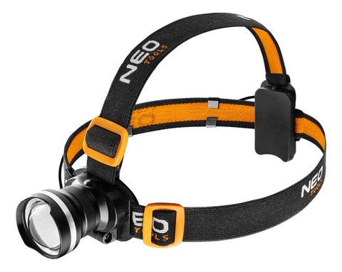 Ліхтар налобний NEO Tools, Black, 400 Лм, світлодіод Cree R5, 3 режими освітлення, 3xAAA (99-200) 246868 фото