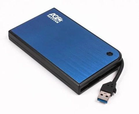 Кишеня зовнішня AgeStar, Blue, 2.5", USB 3.0 (3UB 2A14) 208140 фото