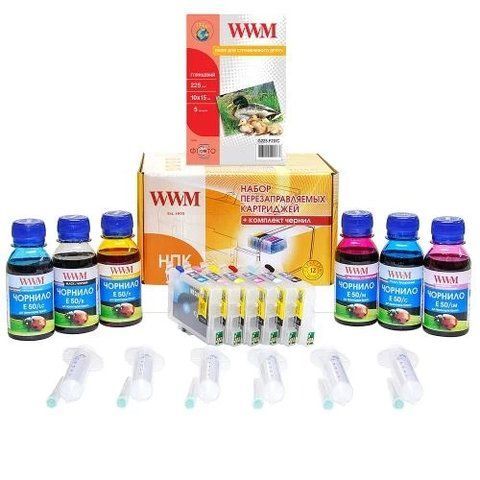 НПК WWM Epson Stylus Photo R200/220/300/320/340, RX500/600/620/640, 6x100 мл чорнила E50 (RC.T048) 128859 фото