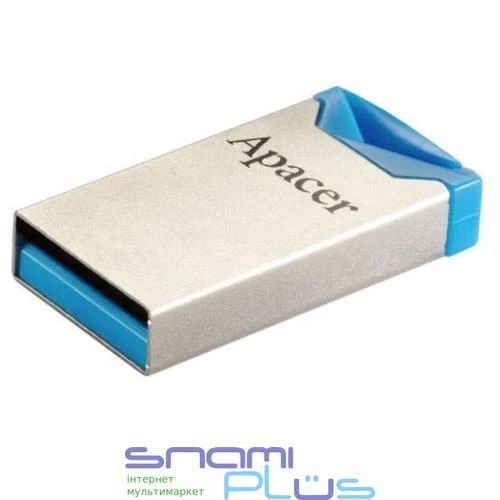 Флеш накопитель USB 32Gb Apacer AH111, Silver/Blue, USB 2.0 (AP32GAH111U-1) 165835 фото