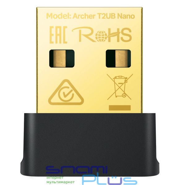 Сетевой адаптер USB TP-LINK Archer T2UB Nano, 802.11ac Dual Band USB Adapter, mini-size, USB 2.0 272052 фото