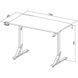 Компьютерный стол GamePro GD212B, Black 313314 фото 4