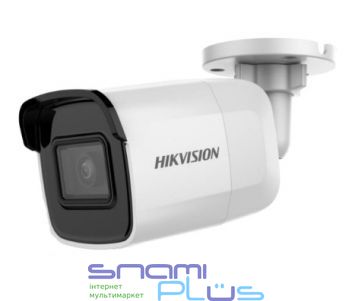 IP камера Hikvision Bullet DS-2CD2021G1-I(C), (2.8mm) 2 Мп, 1/2.7' CMOS, 1920х1080, H.265+, день/ночь, ИК подсветка до 30 м, RJ45, microSD, IP67, PoE, 172х70х68 мм 237277 фото