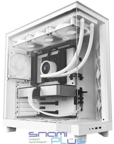 Корпус NZXT H6 Flow, White (CC-H61FW-01) 288141 фото