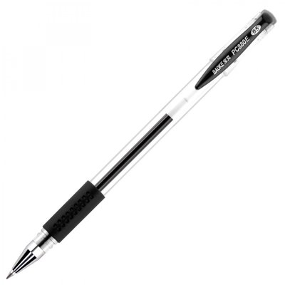 Ручка гелева 0.5 мм, Baoke, чорна, з грипом, 1 шт (PC880D/F-black) 247160 фото