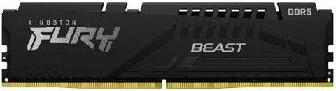 Память 32Gb DDR5, 6400 MHz, Kingston Fury Beast (EXPO), Black (KF564C32BBE-32) 287366 фото
