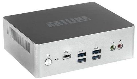 Неттоп Artline Business B12, Black/Grey, i5-1340P, 16Gb, 480Gb, Xe, WiFi, DOS (B12v38) 288460 фото