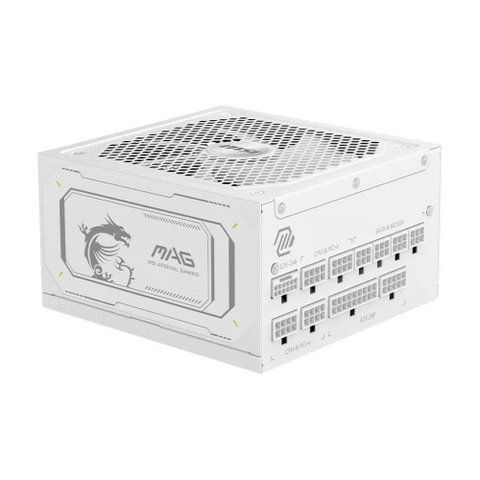 Блок живлення 1000 Вт, MSI MAG A1000GL PCIE5, White 324000 фото