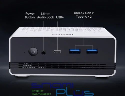 Неттоп Chuwi UBox, White/Black, R5 6600H, 16Gb, 512Gb, 660M, Win11P (CWI604) 319264 фото
