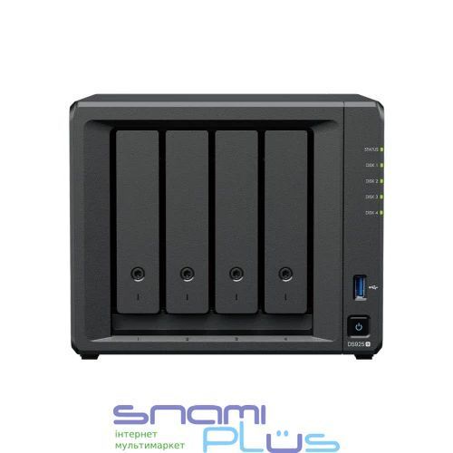 Сетевое хранилище Synology DiskStation DS925+, Black 311940 фото