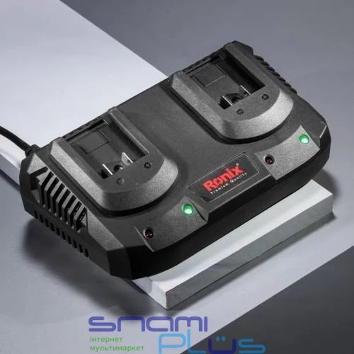 Зарядний пристрій Ronix 8994, 22V, 2.2A + 2.2A 280829 фото