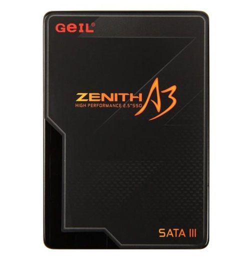 Твердотільний накопичувач 120Gb, Geil Zenith A3, SATA3, 2.5', MLC, 540/300 MB/s (GZ25A3-120G) 285588 фото