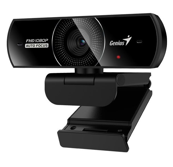 Веб-камера Genius FaceCam 2022AF, Black, 2Mp, 1920x1080/30 fps, мікрофон, USB 2.0, автофокус, багатофункціональний затискач 264483 фото