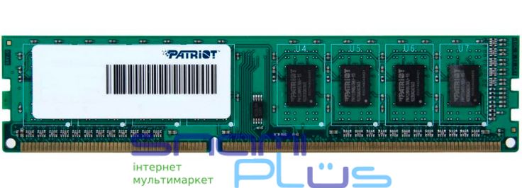 Пам'ять 4Gb DDR3, 1600 MHz, Patriot, 11-11-11-28, 1.35V (PSD34G1600L81) 133913 фото