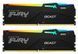 Память 16Gb x 2 (32Gb Kit) DDR5, 6800 MHz, Kingston Fury Beast RGB (EXPO), Black (KF568C34BBEAK2-32) 287419 фото 2