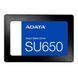 Твердотельный накопитель SSD 960Gb, ADATA Ultimate SU650, SATA3, 2.5" (ASU650SS-960GT-R) 186404 фото 1