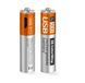 Аккумулятор AAA-micro USB, 400 mAh, ColorWay, 2 шт, 1.5V (CW-UBAAA-01) 166502 фото 1