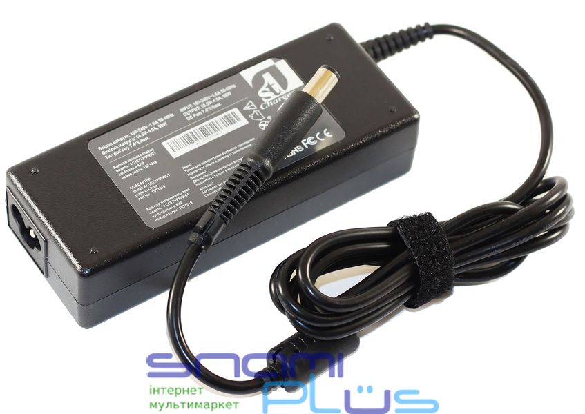 Блок питания для ноутбуков 1stCharger HP 90W(18.5V/4.9A) 7.4x5.0 силовий кабель Retail BOX (AC1STHP90WC1) 220495 фото