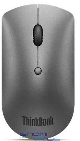 Миша бездротова Lenovo ThinkBook Silent, Grey, 2.4 GHz, оптична, 2400 dpi (4Y50X88824) 223402 фото