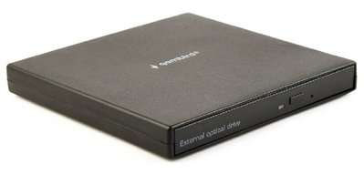 Зовнішній оптичний привід Gembird, Black, DVD+/-RW, USB 2.0 (DVD-USB-04) 273559 фото