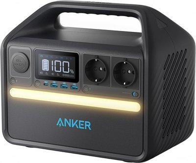 Зарядна станція Anker 535 PowerHouse (512 Вт·ч), потужність 716 Вт, LiFePO4 акумулятор, чиста синусоїда, 2 x розетки 260197 фото