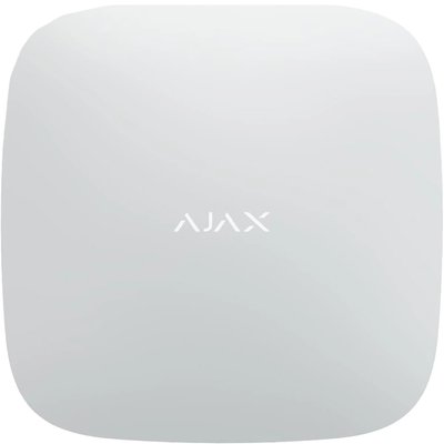 Централь Ajax Hub 2, White, 4G (8EU/ECG), з підтримкою датчиків з фотофіксацією, до 100 пристроїв, до 50 користувачів, віддалене налаштування, 163х163х36 мм, 362 г 265982 фото