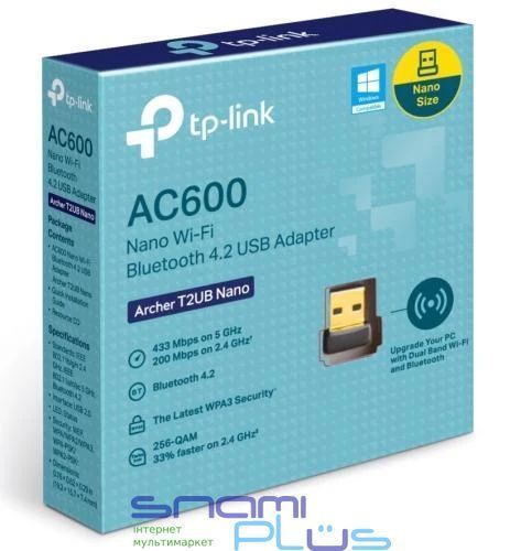 WiFi/Bluetooth адаптер USB TP-LINK Archer T2UB Nano 272052 фото