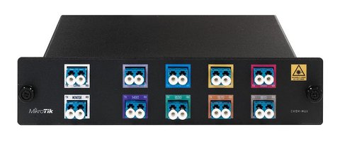 Мультиплексор Mikrotik CWDM-MUX8A, об'єднання оптоволоконних ліній, 8 х SFP/SFP+ портів 227965 фото