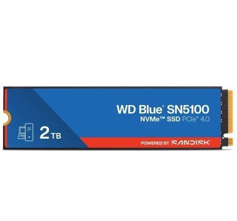 Твердотільний накопичувач SSD 2Tb, Western Digital Blue SN5100, PCI-E 4.0 x4, M.2 (WDS200T5B0E) 318992 фото
