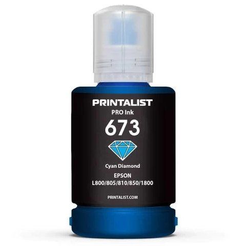 Чорнило Printalist 673, Cyan, 140 мл, водорозчинне (PL673C) 262248 фото
