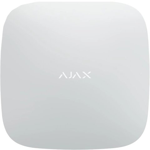 Централь Ajax Hub 2, White, 4G (8EU/ECG), з підтримкою датчиків з фотофіксацією, до 100 пристроїв, до 50 користувачів, віддалене налаштування, 163х163х36 мм, 362 г 265982 фото