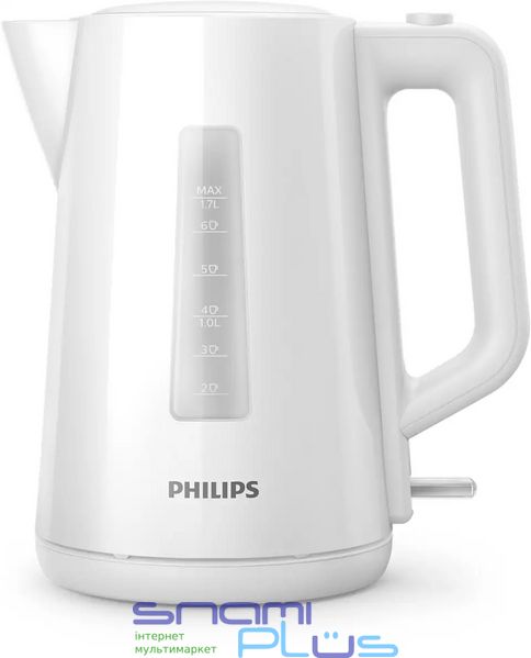 Электрочайник Philips HD9318/00 White, 2200W, 1.7 л, нагревательный элемент дисковый, индикатор работы 212995 фото