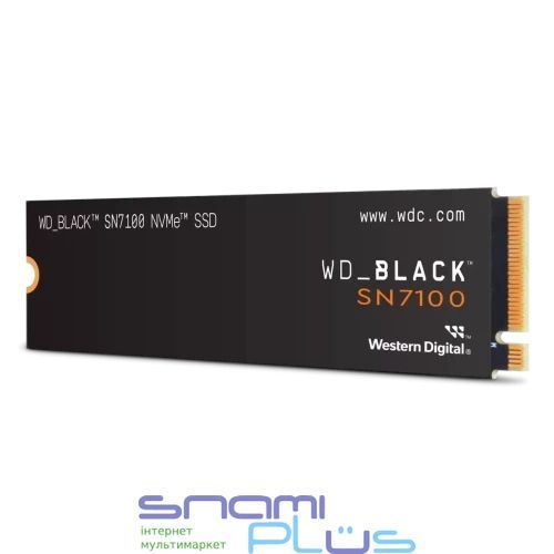 Твердотельный накопитель SSD 1Tb, Western Digital Black SN7100, PCI-E 4.0 x4, M.2 (WDS100T4X0E) 302679 фото
