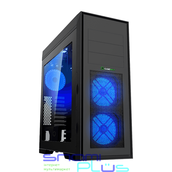 Корпус GameMax Master Black, без БП, Full Tower, EATX / ATX / Micro ATX / Mini ITX, 2хUSB 3.0, 2хUSB 2.0, 3x120 мм LED, 520x212x488 мм, 0.8 мм, 8.7 кг 214733 фото