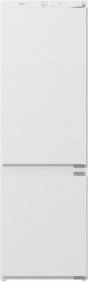 Холодильник вбудований Gorenje RKI4182E1, White, двокамерний, загальний об'єм 263L, корисний об'єм 189L/71L, A++, 177.2x54x54.5 см 259282 фото