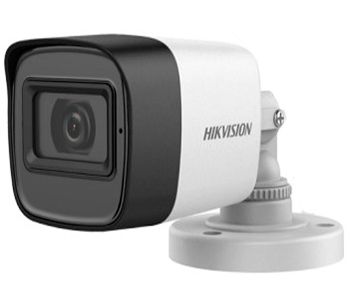 Камера HDTVI Hikvision DS-2CE16D0T-ITFS (2.8 мм), 2 Мп, CMOS, 1080p/25 fps, 0.01 Lux, день/ніч, ІЧ підсвічування до 30 м, IP67, мікрофон, 158х61х58 мм 239264 фото