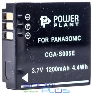 Аккумулятор Panasonic S005E, NP-70, PowerPlant, 1200 mAh / 3.7 V, Li-Ion (DV00DV1099) 244734 фото