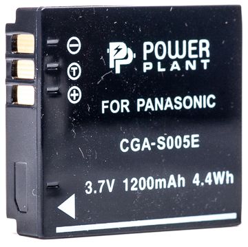 Акумулятор Panasonic S005E, NP-70, PowerPlant, 1200 mAh / 3.7 V, Li-Ion (DV00DV1099) 244734 фото