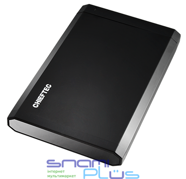 Карман внешний 2.5' Chieftec, Black, 1x2.5' SSD/HDD, USB 3.0, алюминиевый корпус (CEB-2511-U3) 206241 фото