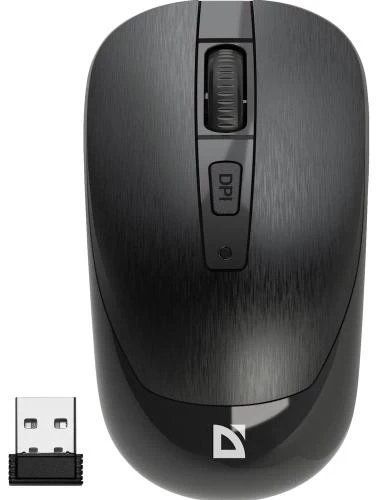 Миша бездротова Defender Wave MM-995, Black (52995) 288641 фото
