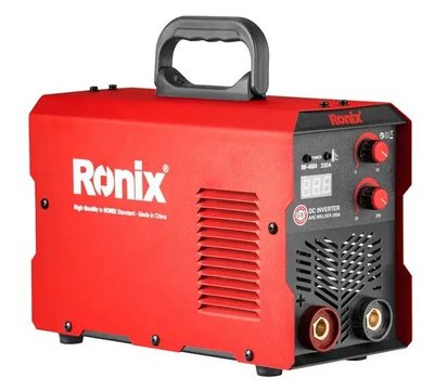 Зварювальний інвертор Ronix RH-4604, 9.5 кВт, 30A-200A, електроди 1.6-5.0 мм 277617 фото