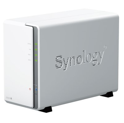 Мережеве сховище Synology DiskStation DS223j, White, 1Gb DDR4, 2x3.5'/2.5' SATA, 1xGBe LAN, 2xUSB 3.2, 165x100x226 мм, 0.88 кг 272673 фото